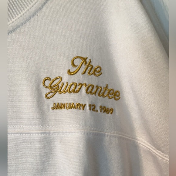 Joe Namath New York Jets reebok “ the guarantee” jersey size large. - Picture 4 of 7